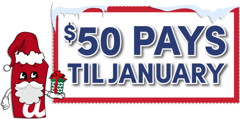 $50 pays til January!