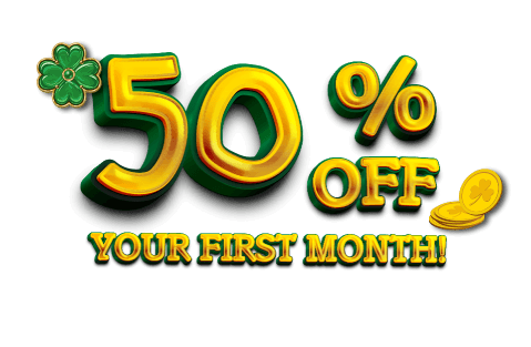 You've Got 50% off your first month! Use promo code HALFOFF online or check your email for your coupon to redeem in store!
