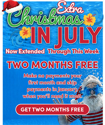 Extra christmas in july, now extended through this week! Two months free! Make no payments your first month and skip payments in January.